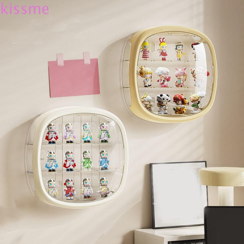 KISSME Action Figure Storage Box, Plastic Transparent Doll Acrylic ...