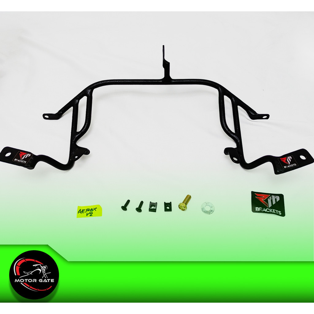 RM BRACKET AEROX V2 AUXILLIARY LIGHTS BRACKET BLACK POWDER COATED IRON ...