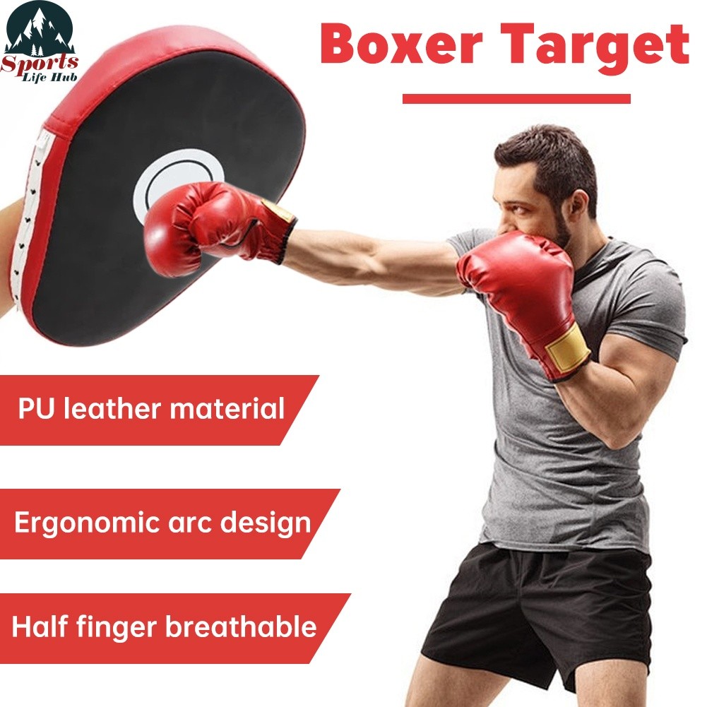 Boxing Target Boxing Training Pad PU Leather Punching Kickboxing Focus ...