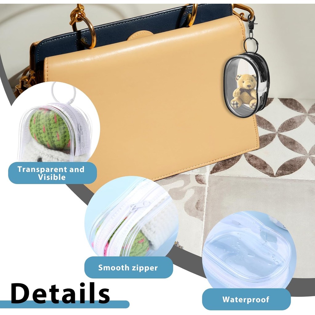 Clear Storage Bag Pouch Keychain Bag Storage Pouch Mystery Box ...