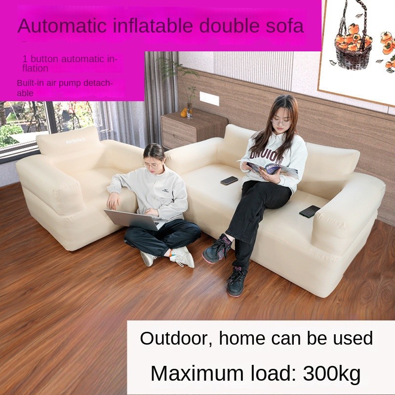 Inflatable Sofa Couch Lazy Sofa Double Inflatable Sofa Outdoor ...
