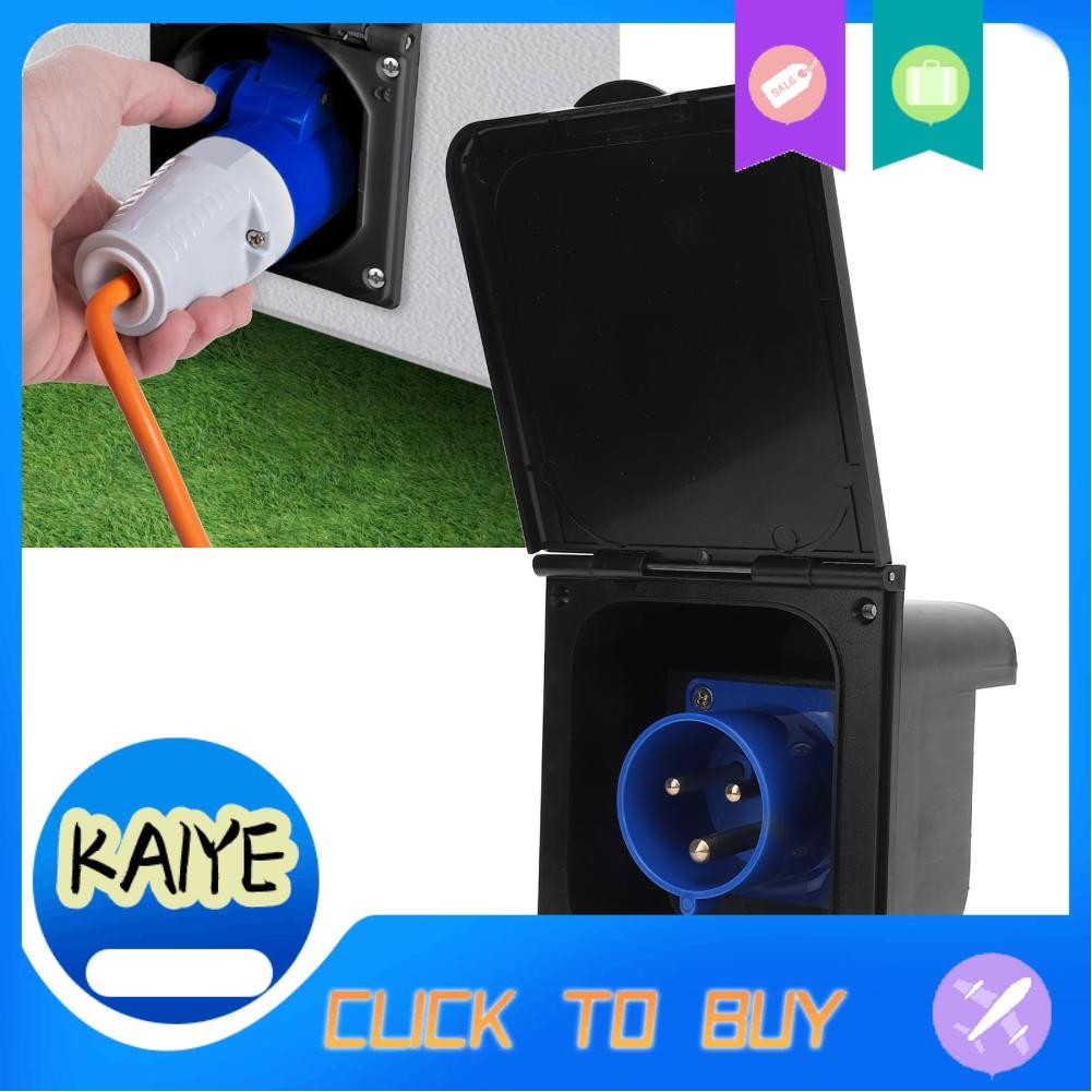 Kaiye RV Power Inlet Wide Application Flush Mount 3 Pin 32A UV ...