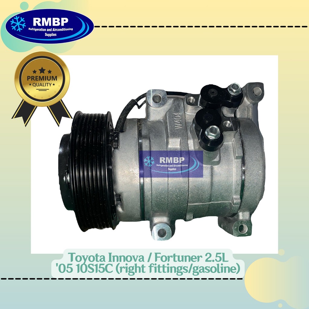 Automotive Aircon Compressor Toyota Innova / Fortuner 2.5L '05 10S15C ...