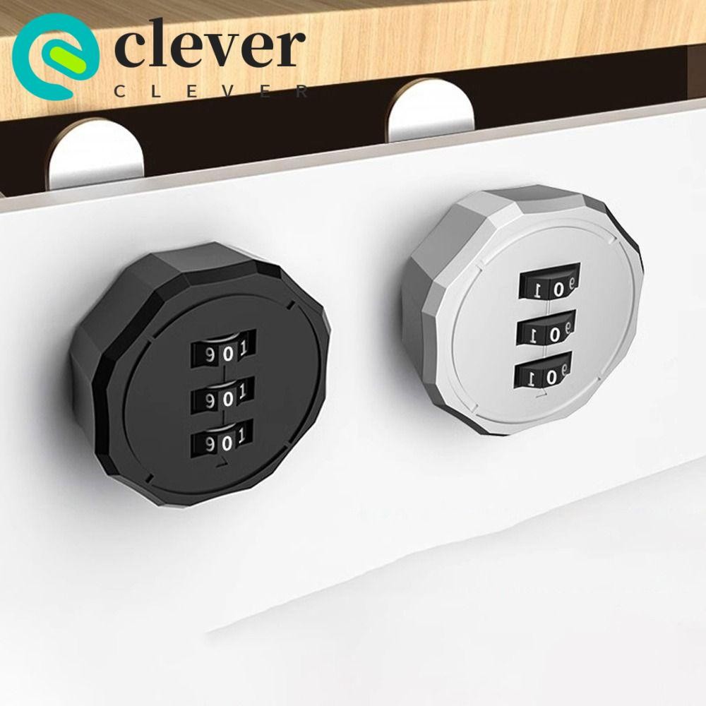 CLEVER Password Lock, 3 Digital Code Furniture Combination Lock ...