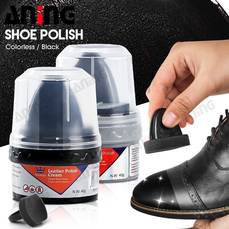 Leather Shoe Polish Black Leather Maintenance Universal Shoe Polish ...