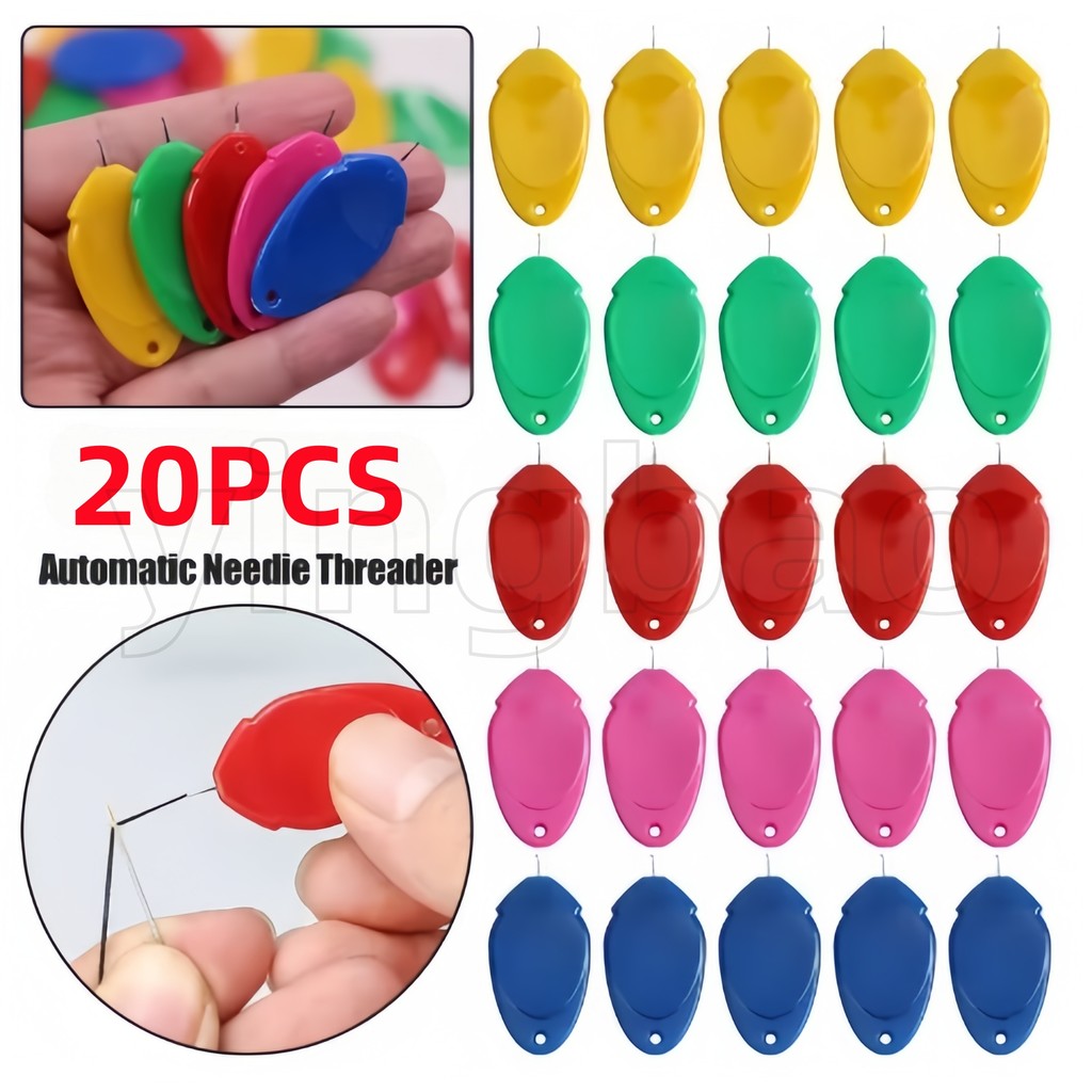 20PCS Needle Threader Easy Device Automatic Needle Sewing Tools Elderly ...