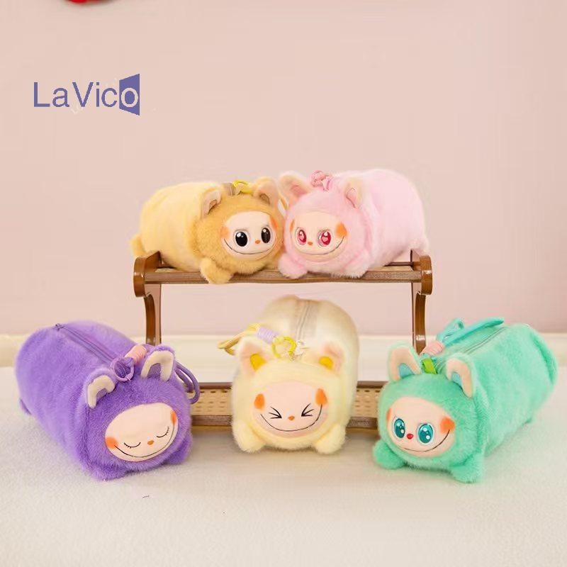 [LaVico] 1 Piece Labubu Hanging Rope Plush Pencil Case Cute Cartoon ...