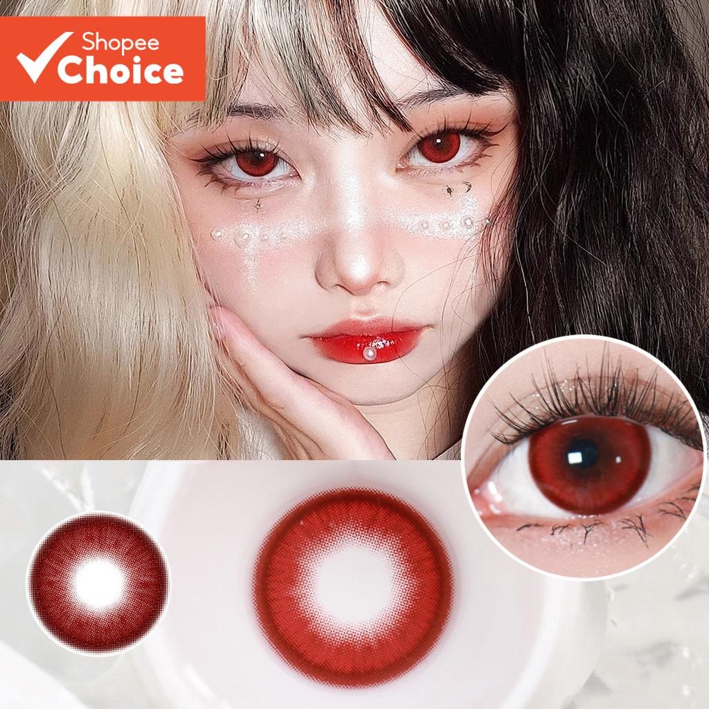 Graded 2pcs/1pair Cosplay Colored Contact Lenses Coloured Anime ...