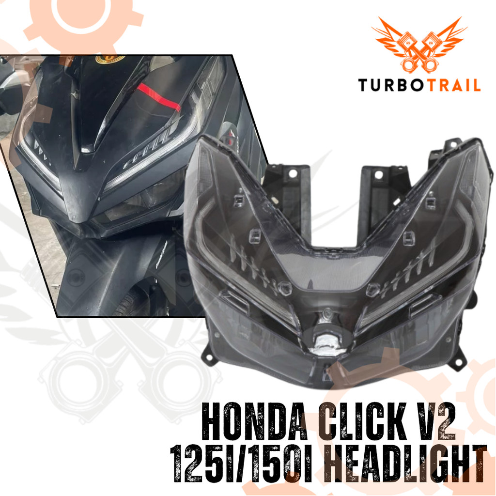 HONDA CLICK V2 125i/150i HEADLIGHT ASSEMBLY (Plug and Play) HEADLIGHT ...