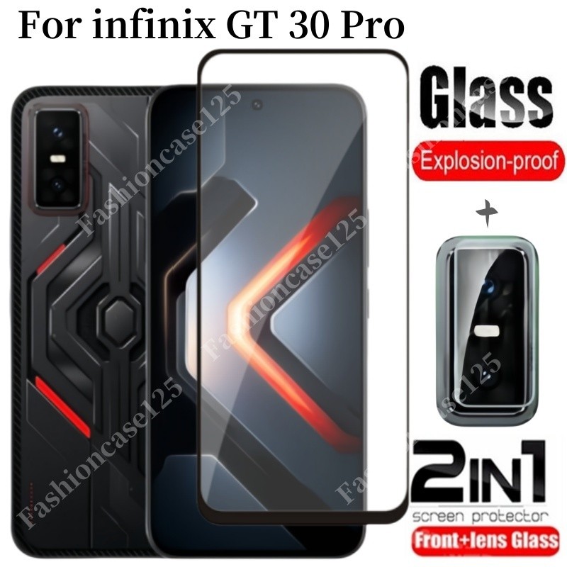 2in1 For infinix GT 30 Pro 2025 Screen Protector Film Transparent Phone ...