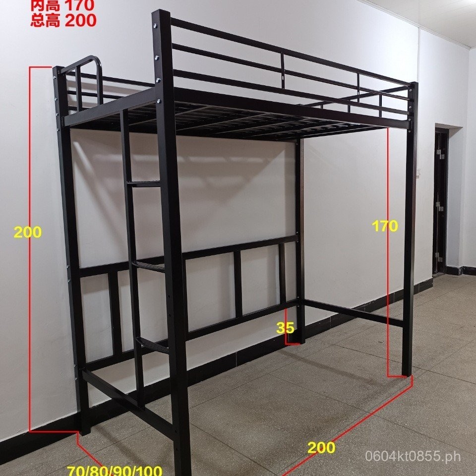 Upper Bunk Bed Detachable Loft Bed SpaceSaving Customizable p Wrought