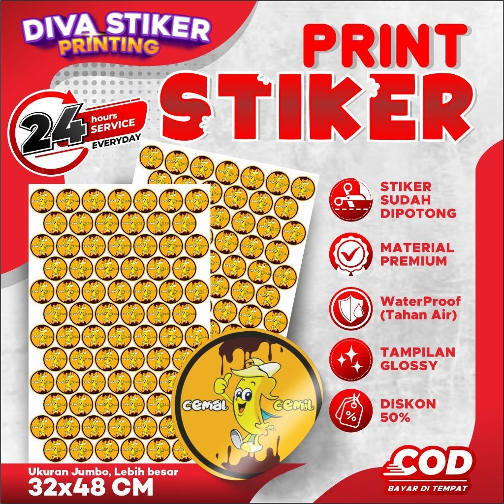 Print A3+ Chromo Cut Stickers / Print Packaging Label Stickers - Free ...