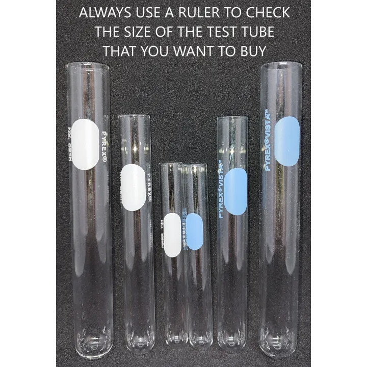 Original test tube, The two colors, blue and white borosilicate high ...
