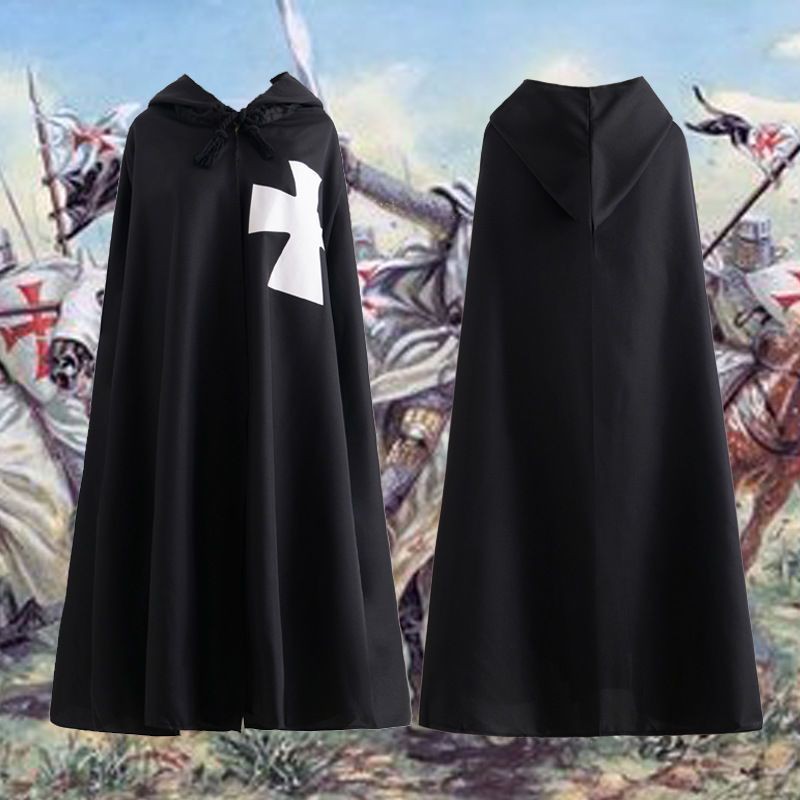 Medieval Warriors cosplay Templar Knight Cloak Robe Roman Empire ...