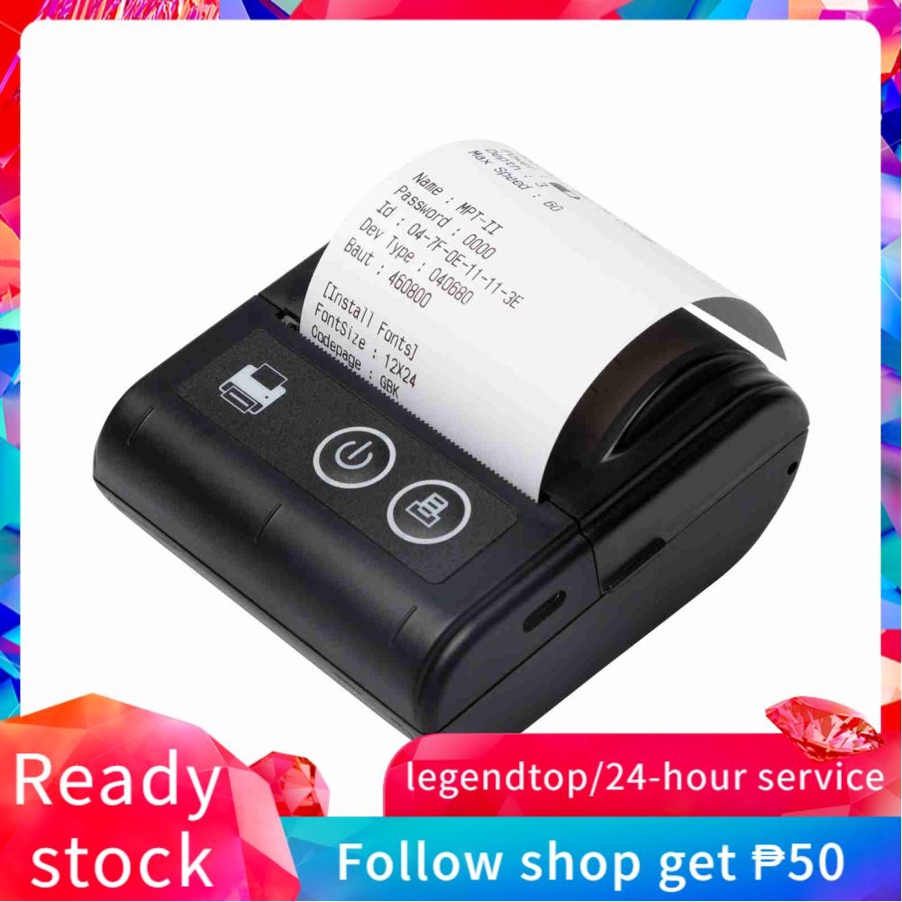 58mm Receipt Printer Mini Thermal Printing Wireless BT USB Mobile PrinterCompatible With Android/iOS/Windows System - 7 - View #7