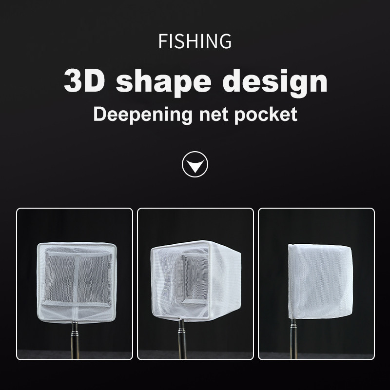 Stainless Fishing Net Aquarium Retractable Fish Net Stereo Deepens ...