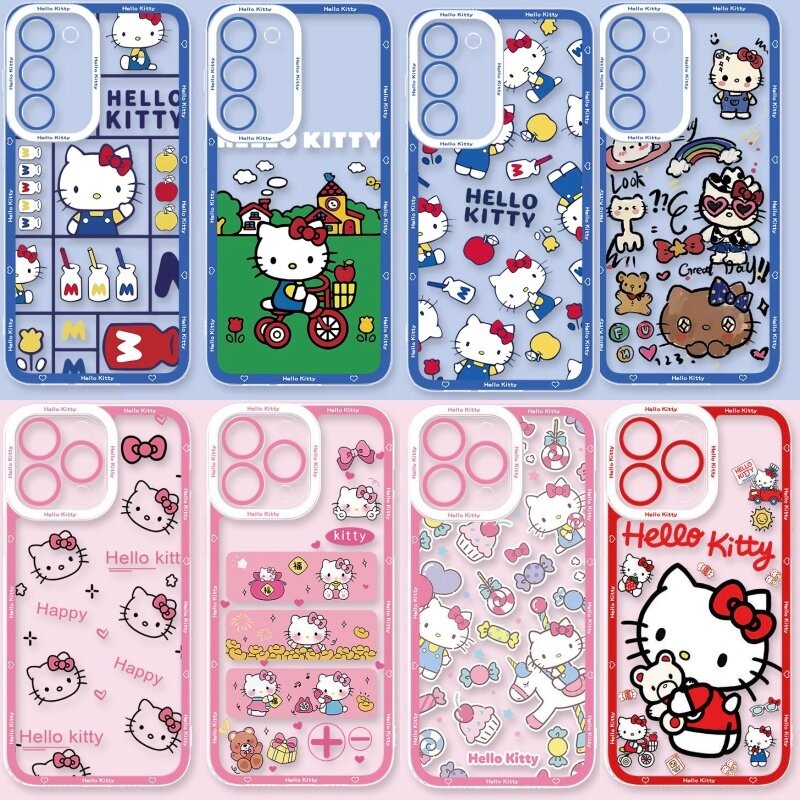 Hello Kitty Cat Phone Case For Vivo V40 V50 Lite V30 V30e V29e V27 V27e 