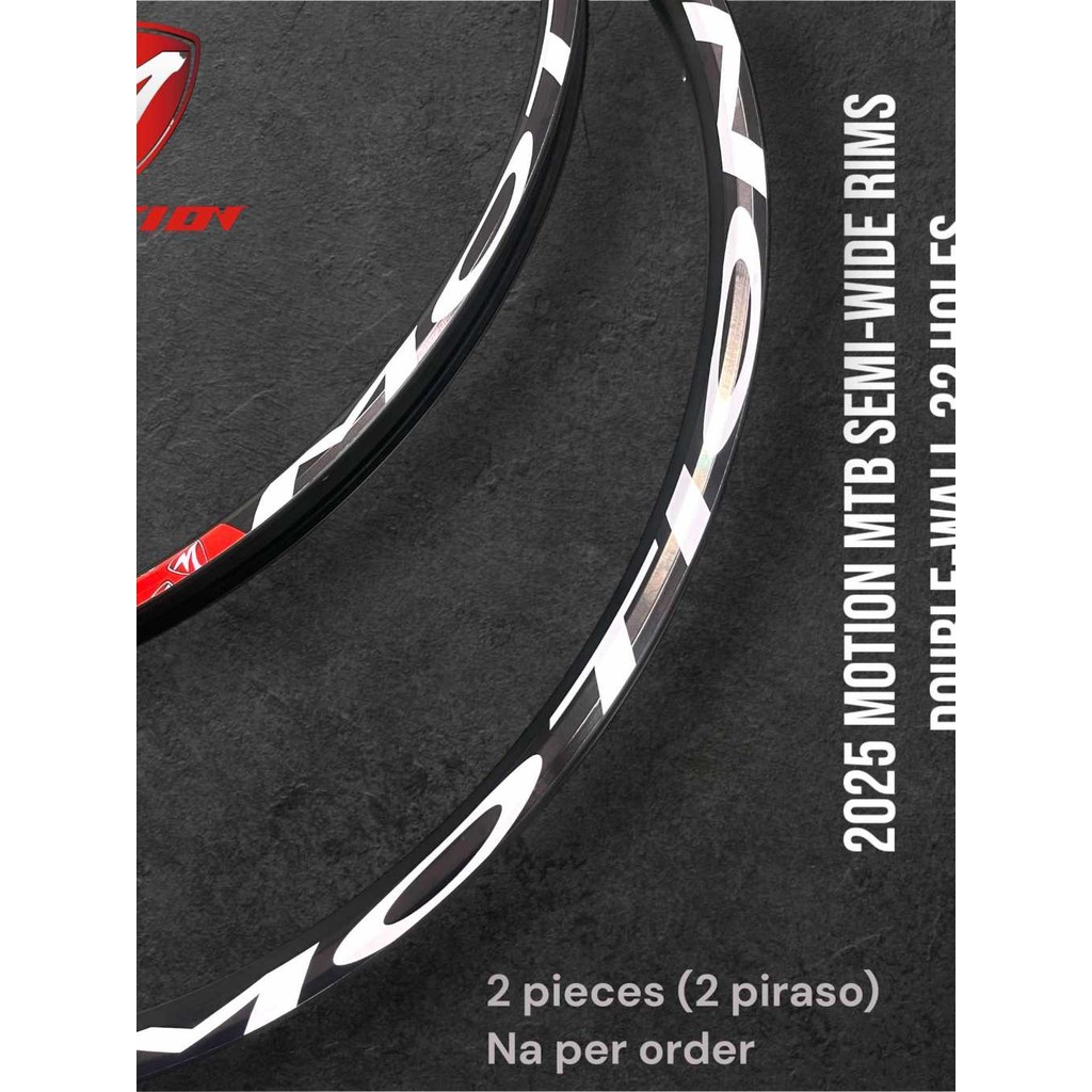 BIKEXPERT X 2025 MOTION RIMS SEMI-WIDE MTB 27.5 AND 29R 36H FULL ALLOY ...
