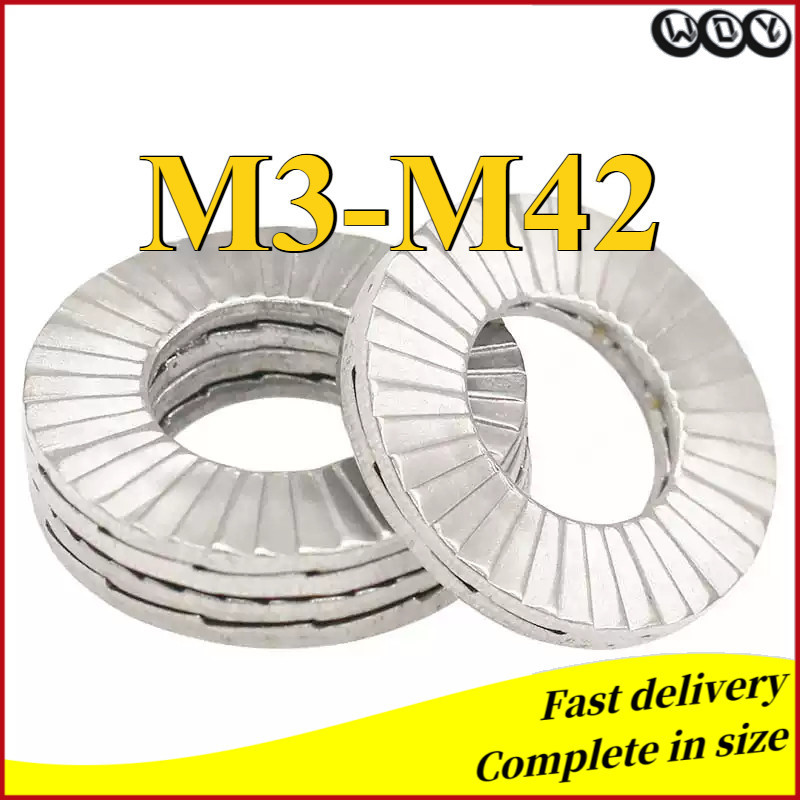 Washer 304 SS Double Lock Washer,Twin Spring Washe,Self-Locking Washer ...