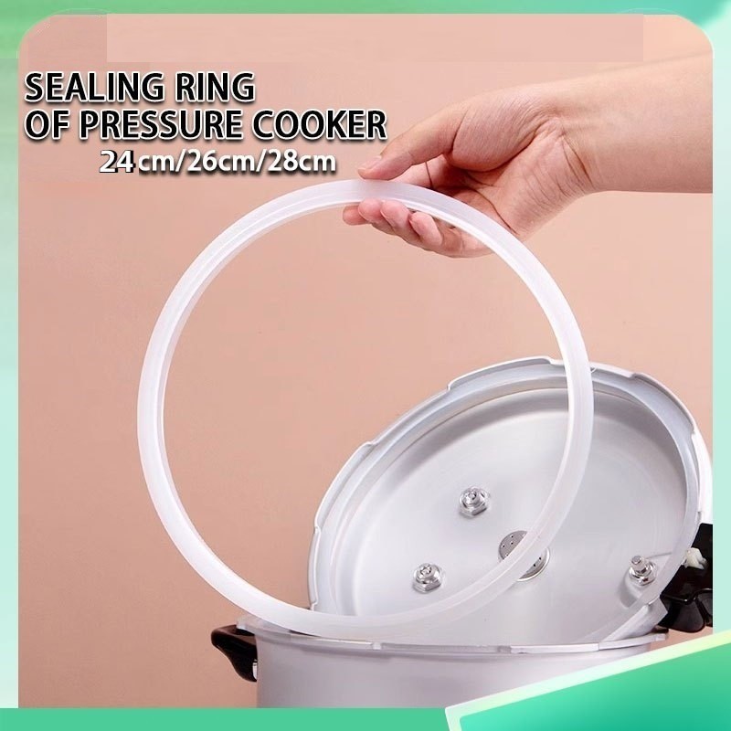 24/26/28CM Pressure Cooker Rubber Gasket Dense Seal Ring Heat-Resistant ...
