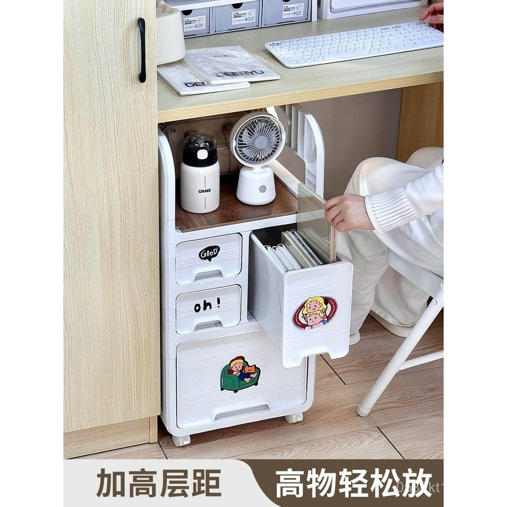 Trolley Student Storage Cabinet Desk Multi-layer Storage Rack Drawer ...