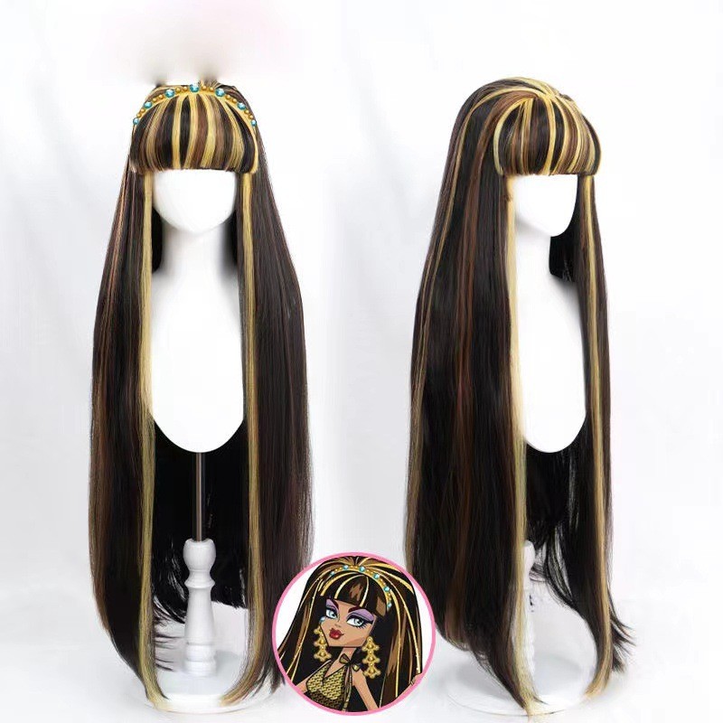 cleo-de-nile-cosplay-wig-monster-high-long-heat-resistant-synthetic