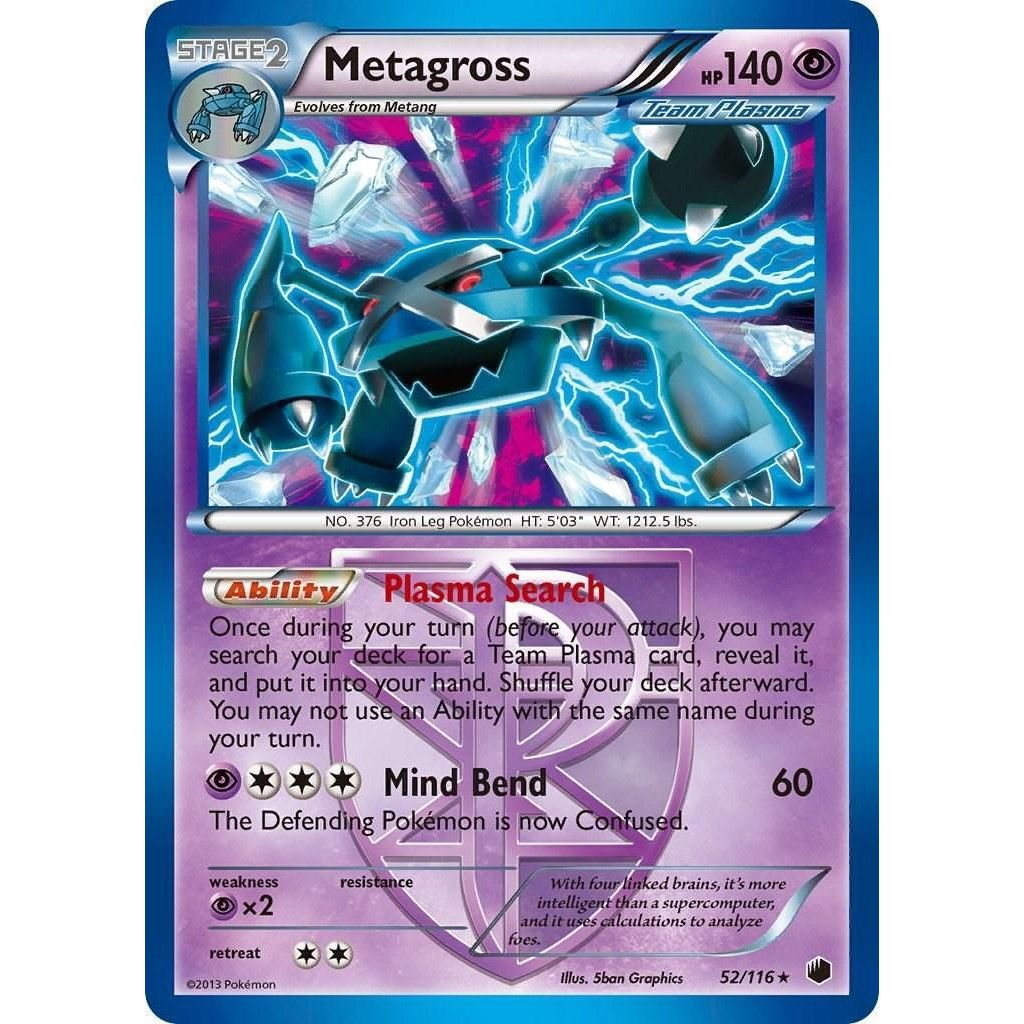 Pokemon Metagross 52 Pokemon Plasma Freeze | Shopee Philippines
