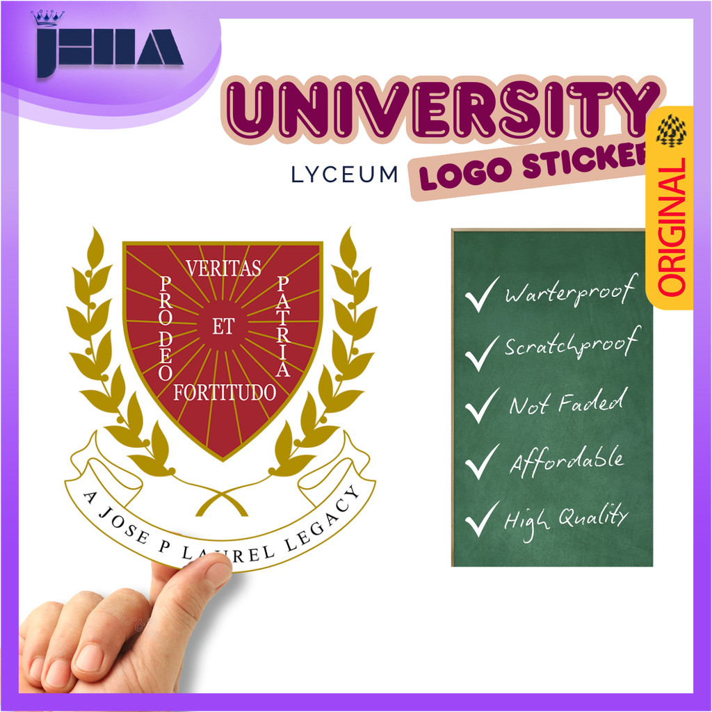 LPU - Lyceum of the Philippines University School Logo Waterproof ...