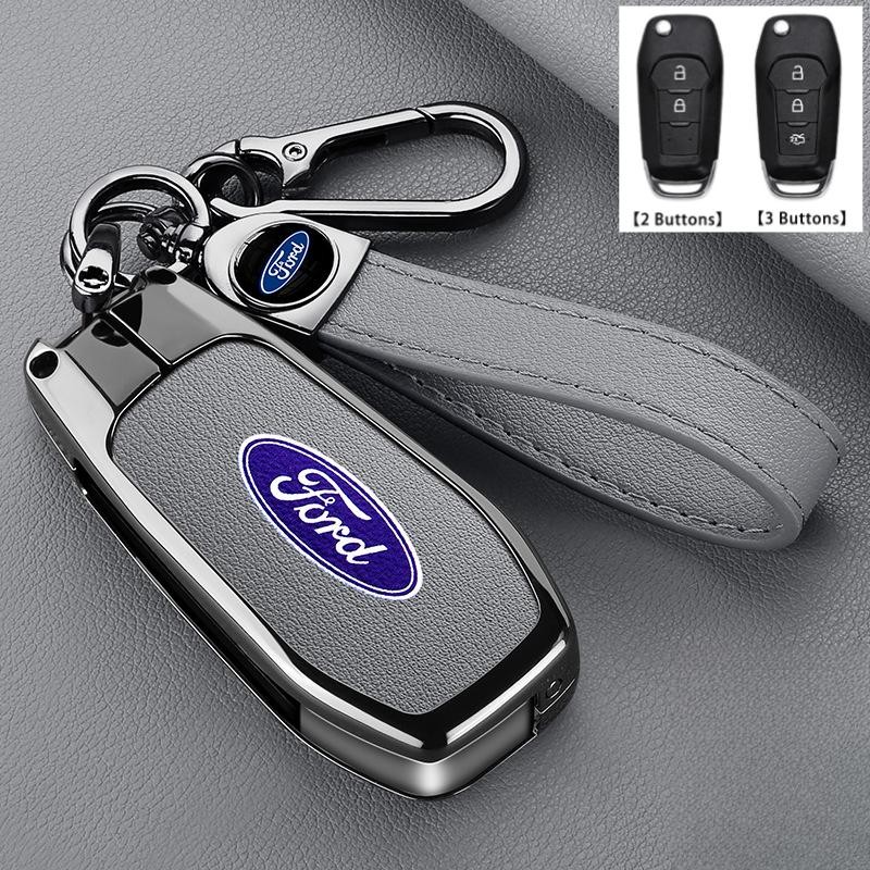 Remote Key Case Cover Key Holder For Ford Ranger Everest Wildtrak T6 ...