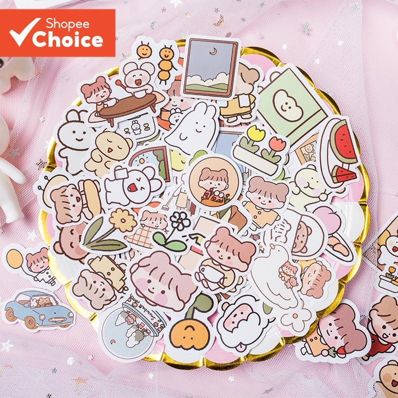 100pcs Cute Fommy Girl Stickers Diy Computer Washi Scrapbooking ...