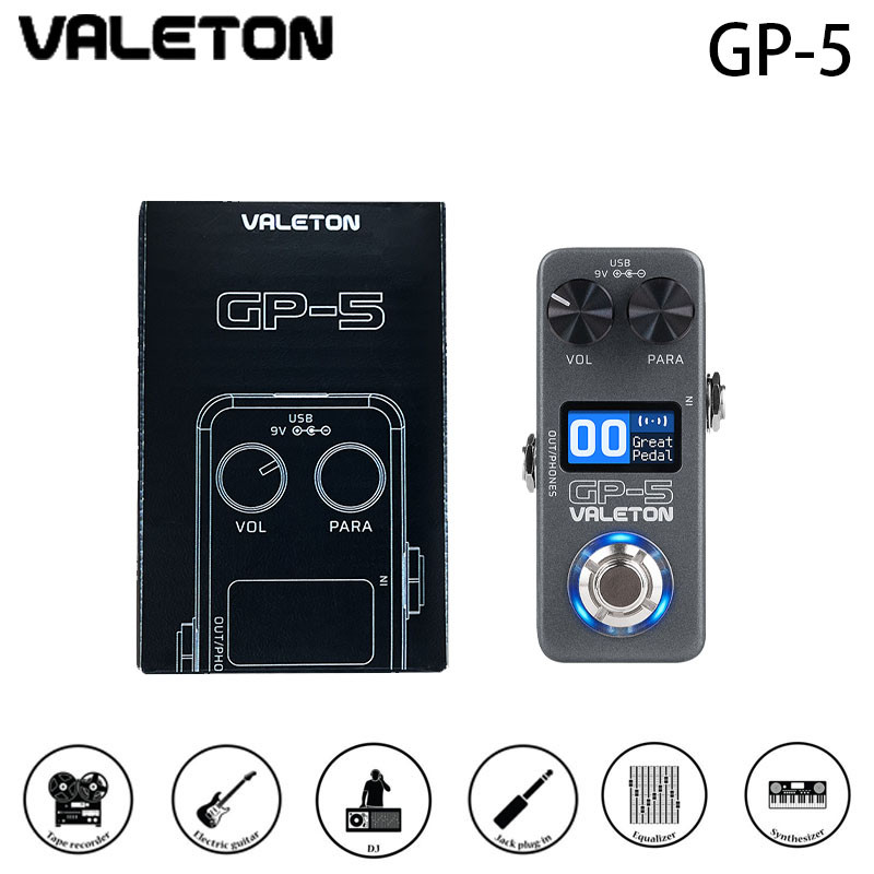 Valeton GP-5 Stubborn Electric Guitar Integrated Effect Device Single ...