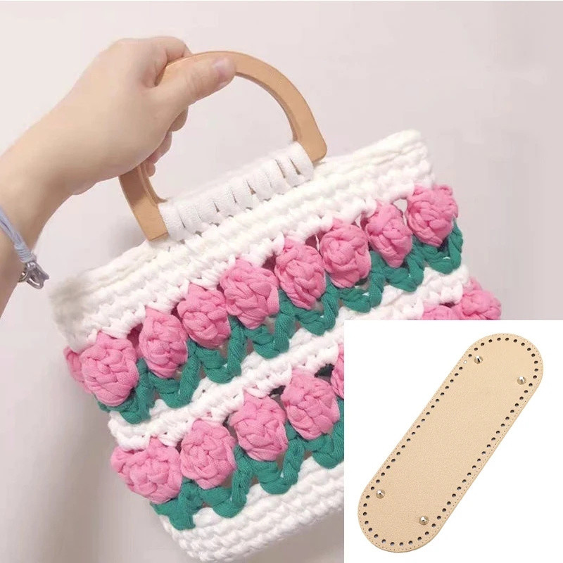 1PC Oval Crochet Bag Base Bag Bottom Inserts, For Handbag And Purse ...