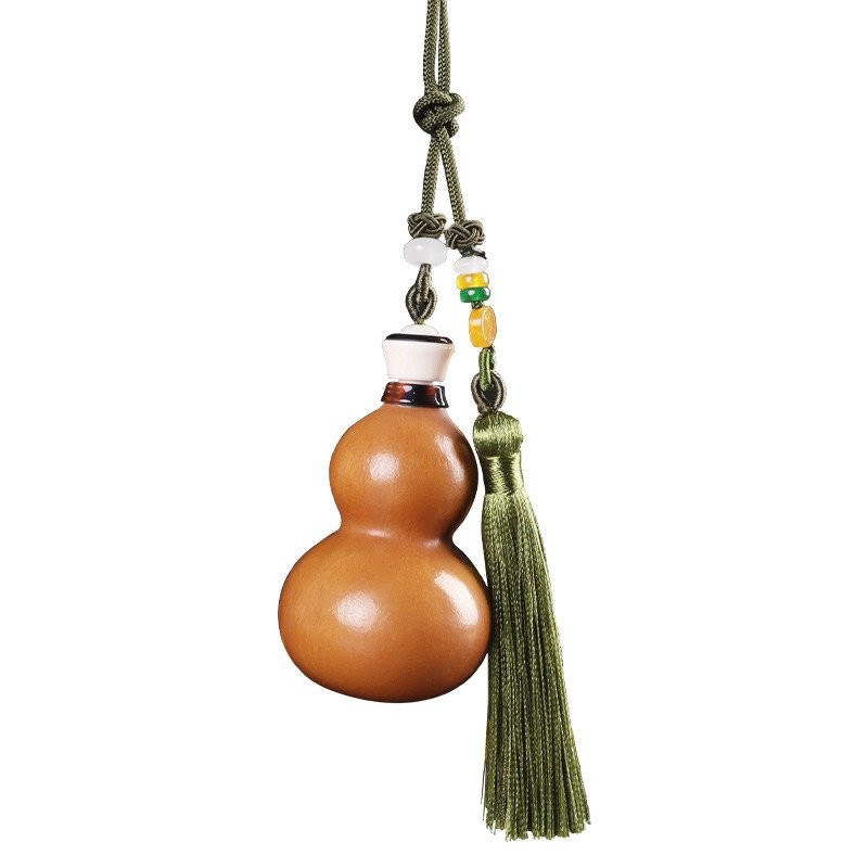 Gourd Pendant Natural Hand-Twisted Hollow Hanging Rope Mini Cultural ...