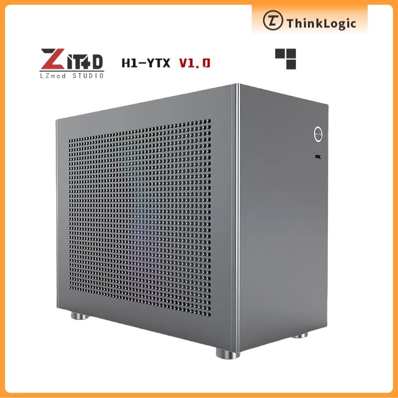 LZmod H1-YTX Case Mini ITX/YTX Support Dual Slot GPU 7.82L Compact Type ...