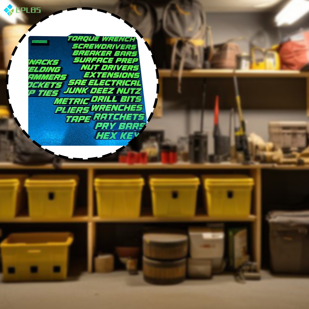 Magnetic Toolbox Labels Easy To Read Clear Printing For Industrial ...