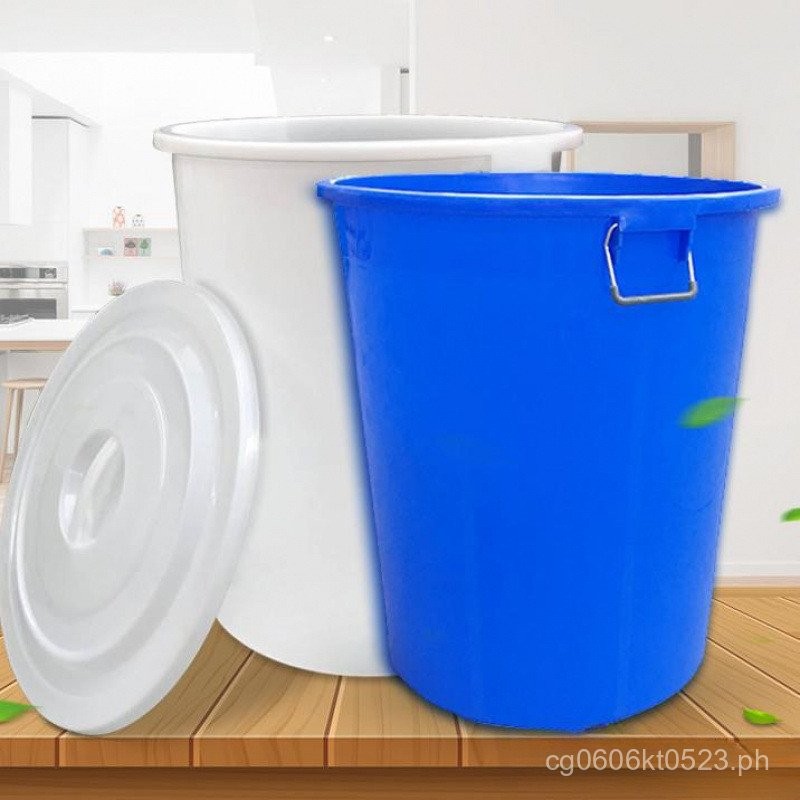 Household Thickened Red Bucket Thickened Large Storage Water Bucket ...