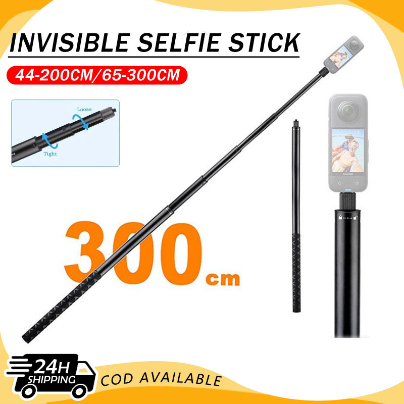 Invisible selfie stick retractable for 360 X5/X4/X3 Ace Pro/Gopro 13 ...