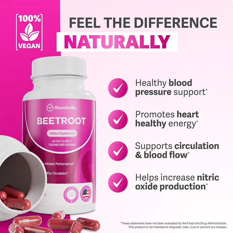 【Improves Blood Circulation】Mga Kapsul ng Beetroot/Palakasin ang iyong ...