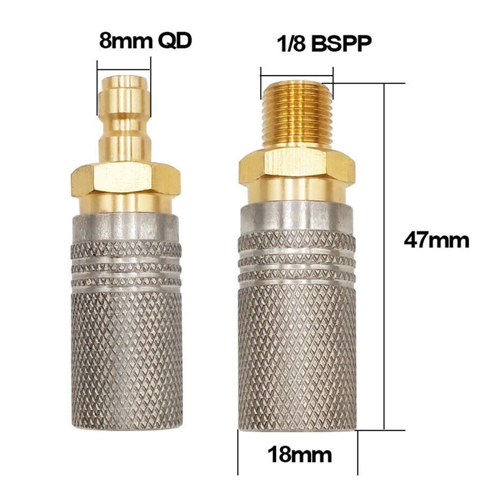 Livest/Metal Extended PCP Air Charging Quick Release Adapter Socket 1/8 ...