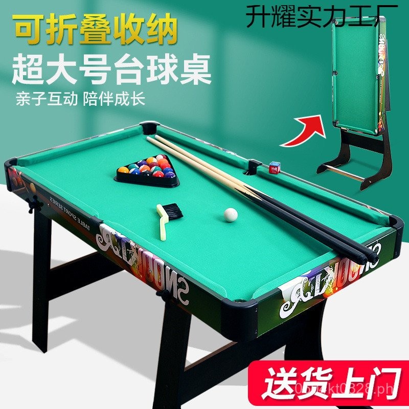 Mini Pool Table for Adults and Kids, Large Home Use Foldable Indoor ...