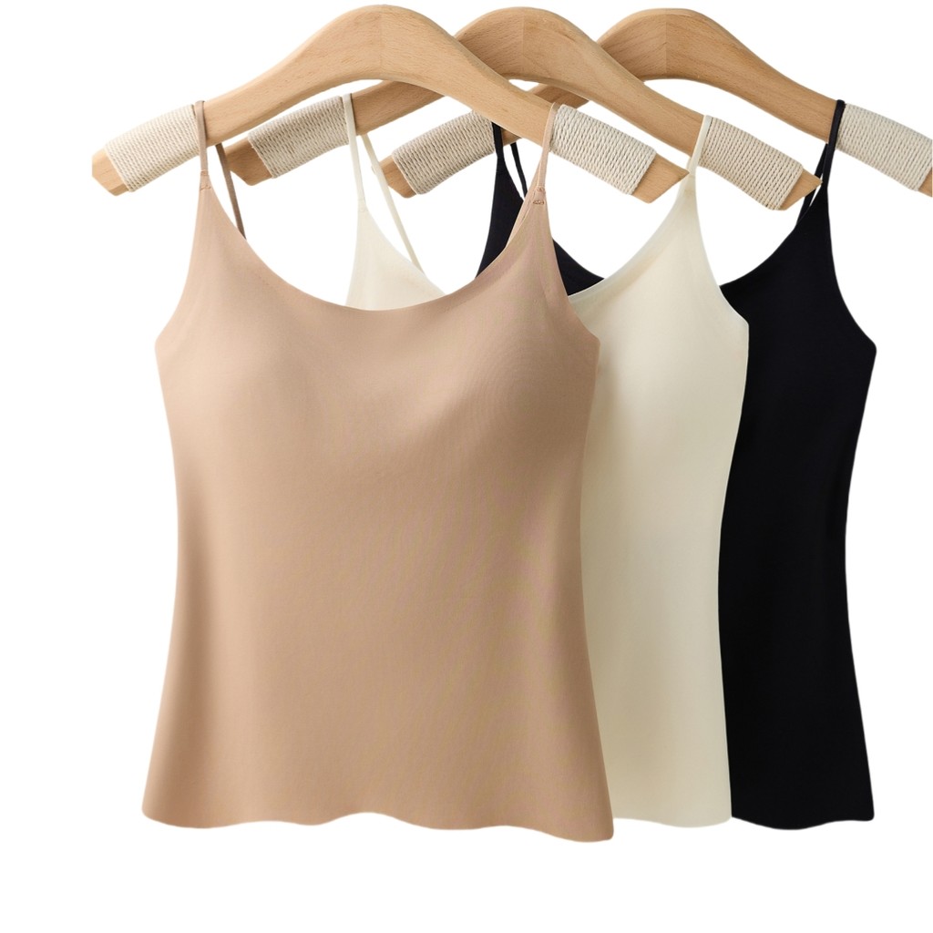 High-Quality Slimming Camisole for Women with Chest Pads, Comfortable ...