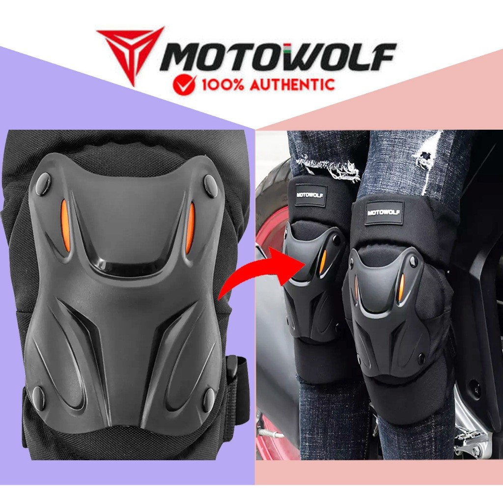 MOTOWOLF GEAR PREMIUM KNEE AND ELBOW PADS FOR MOTORCYCLE RIDERS ...