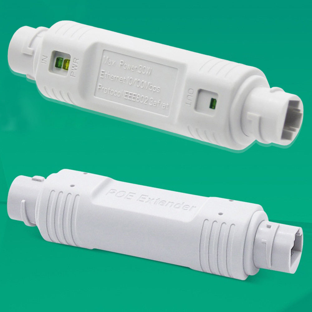 48V POE Extender/Repeater Plug and Play Waterproof Extension POE ...
