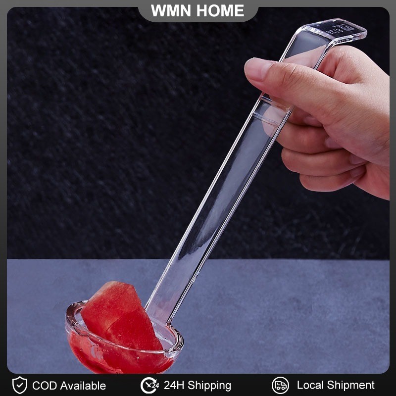 PC container spoon 6*27cm Pearl Jam Fruit Powder Ingredients Spoon ...