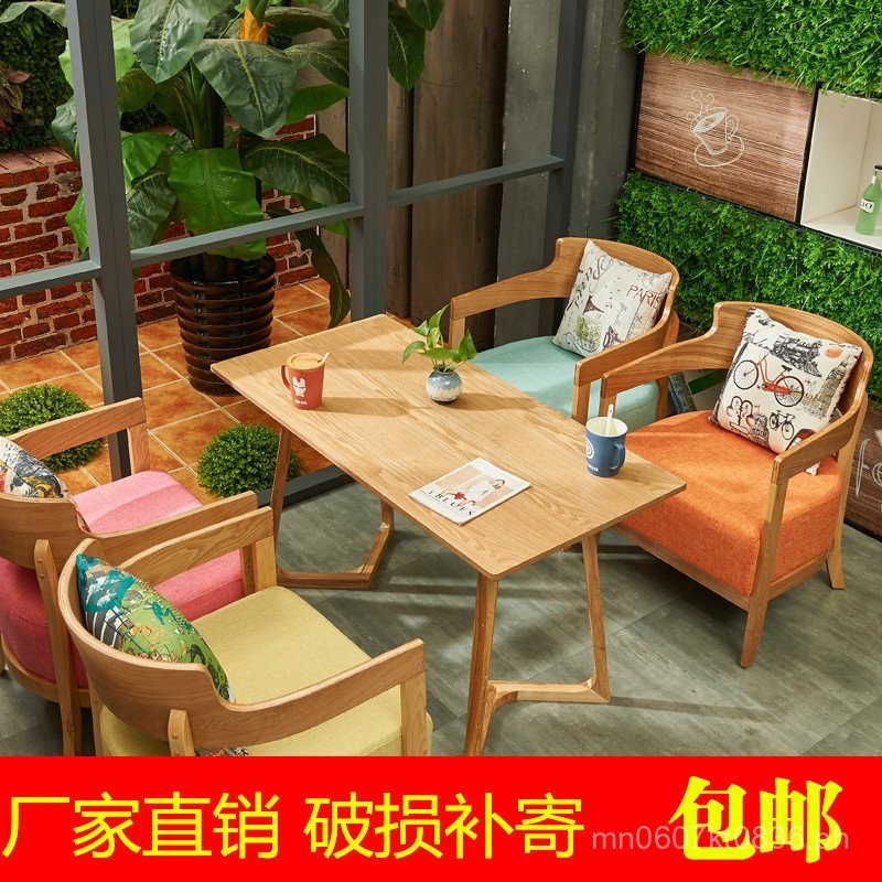 Table Reception Cafe Dining Table Dessert Coffee Table Milk Tea Shop ...