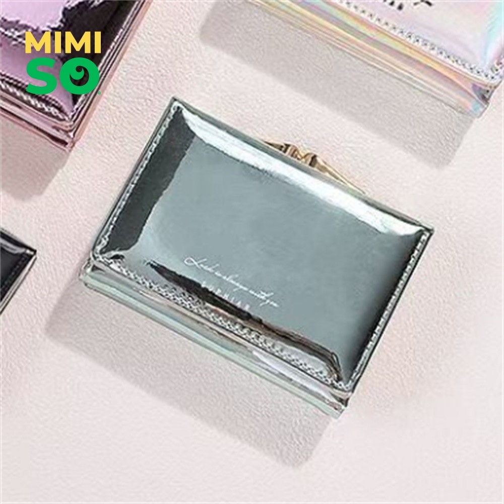 MIMISO Short Tri-Fold Wallet For Women Wallet High-end Trendy Mini ...