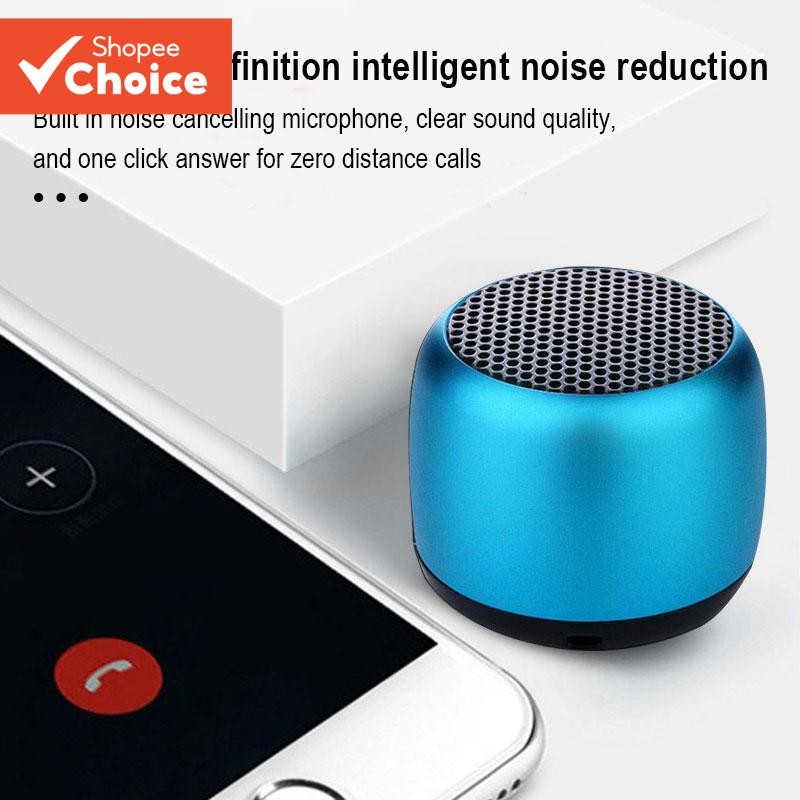 M1 Wireless Mini Bluetooth Speaker Metal Small Steel Cannon Outdoor ...