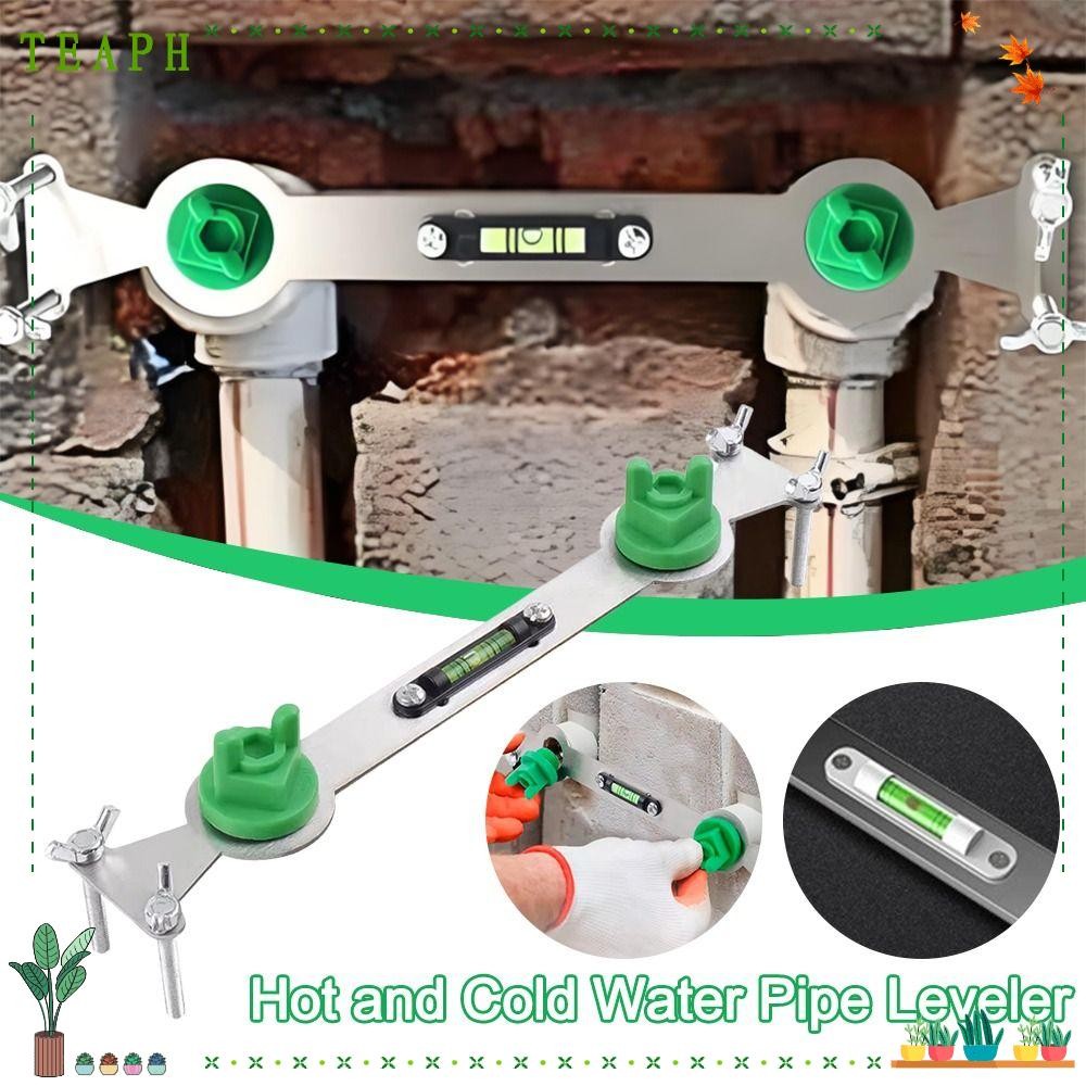 TEAPH Hot and Cold Water Pipe Leveler, Multi-Purpose with Bubble Level ...