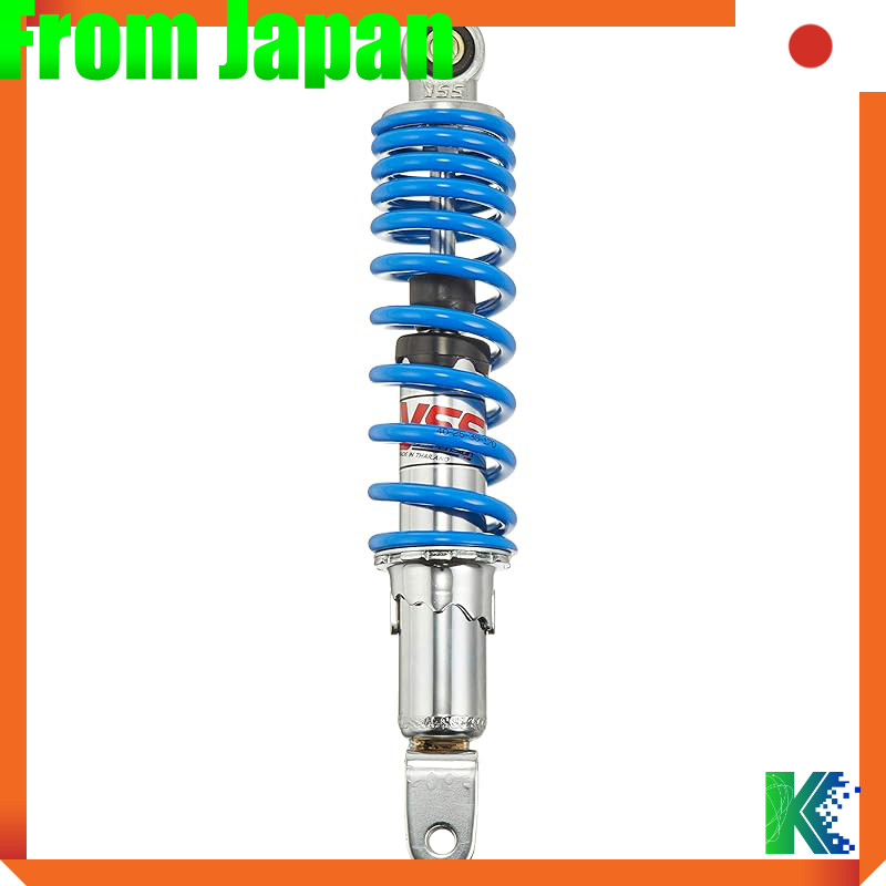 YSS Rear Suspension Chrome/Blue 5-Level Spring Preload 290mm for ...