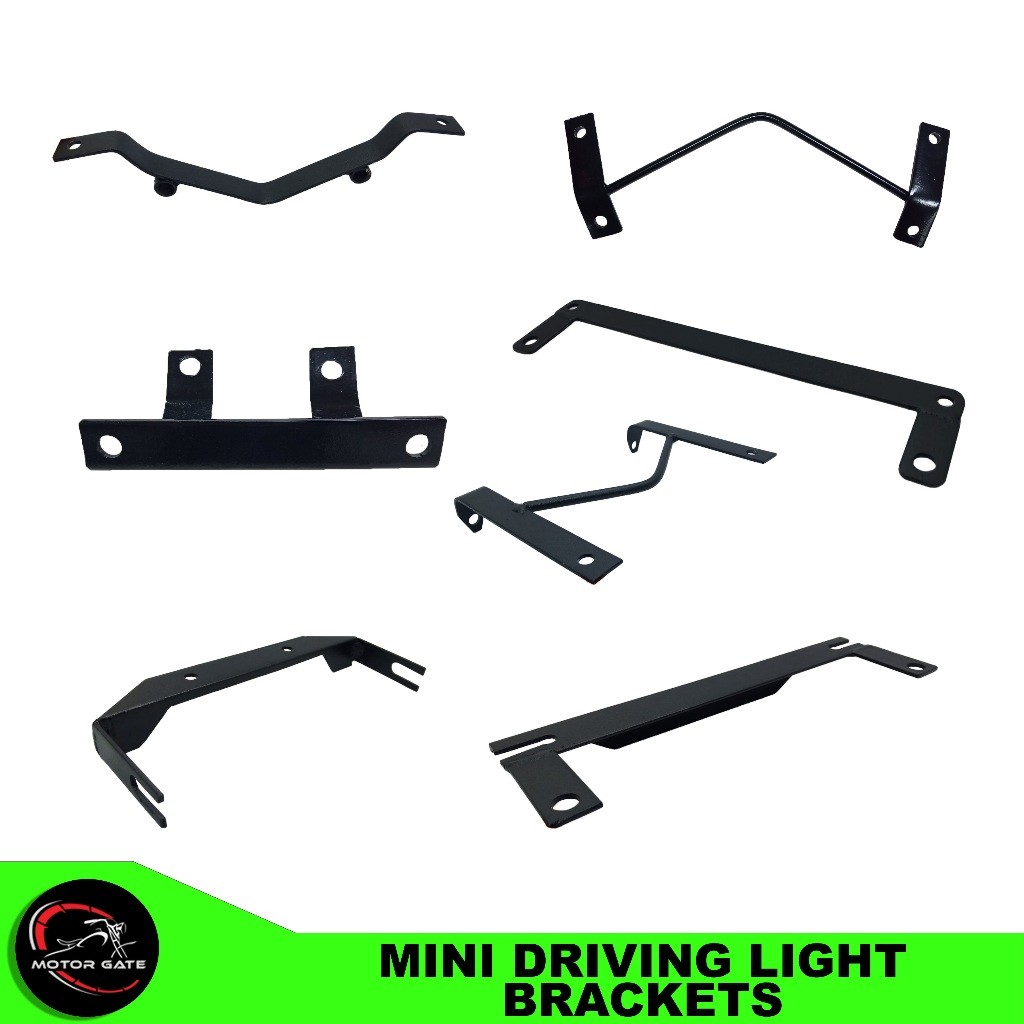 MINI DRIVING LIGHT REINFORCED STEEL BRACKETS FOR MOTORCYCLES | Shopee ...